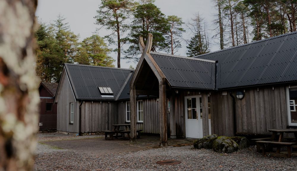 Exterior shot of the bunkhouse